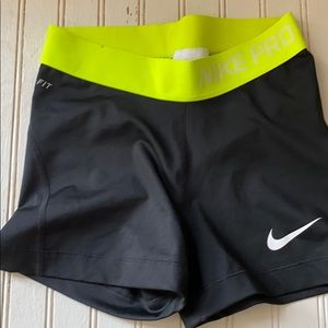 Nike spandex short athletic shorts